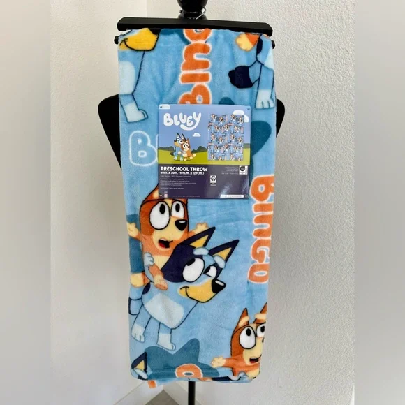 Bluey Bingo Throw Blanket - Picture 1 of 4